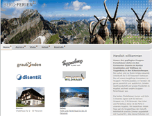 Tablet Screenshot of berg-ferien.ch
